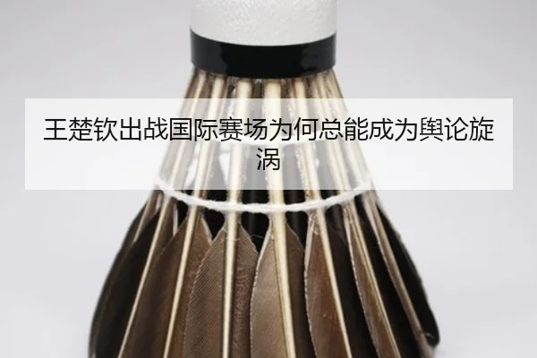 王楚钦出战国际赛场为何总能成为舆论旋涡